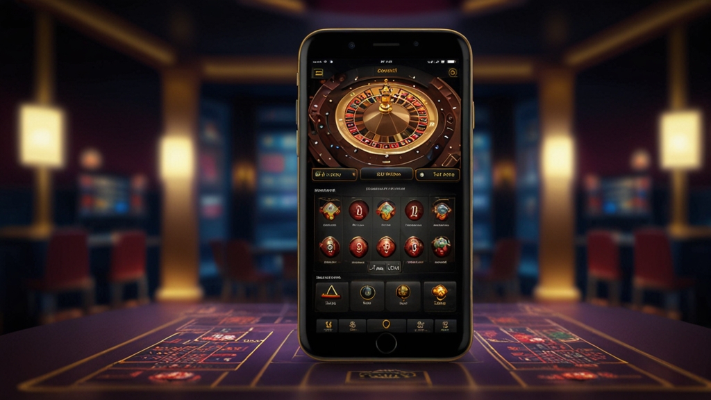 Smartphone zeigt die Installation der Casino-App Schritt für Schritt