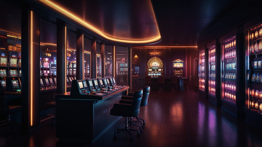 Zeitstrahl einer Auszahlung mit leuchtenden Statusstufen im Casino-Design